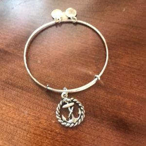 Alex and Ani Silver Anchor Bracelet